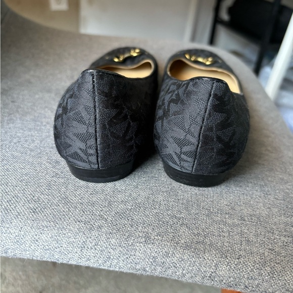 MICHAEL MICHAEL KORS Women's Black Leather Loafers Flats Size 6 M EUC - Picture 5 of 14